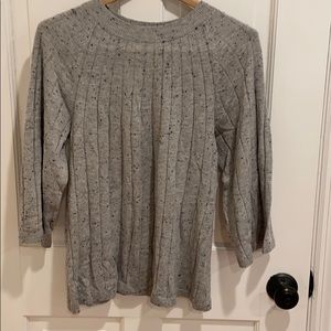 Swing style cotton sweater